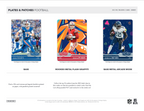 2023 Panini Plates & Patches Football Hobby 12 Box Case
