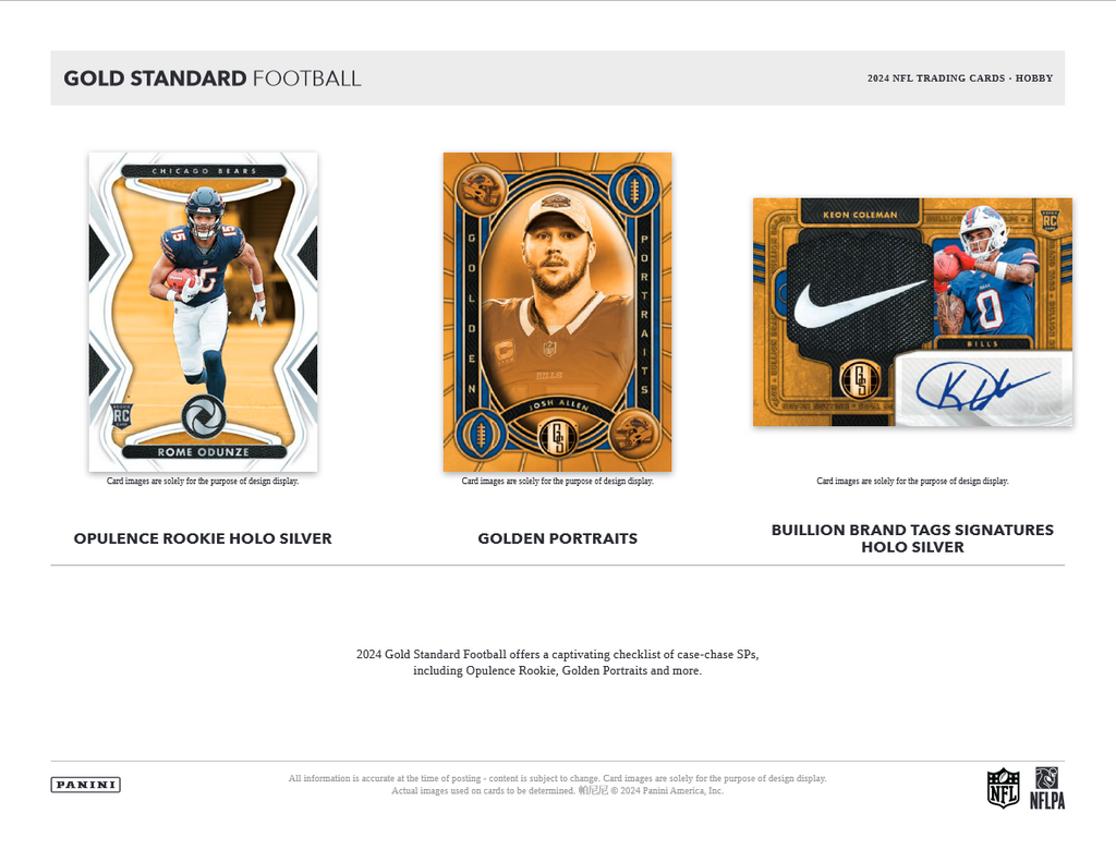 2024 Panini Gold Standard Football Hobby 12 Box Case