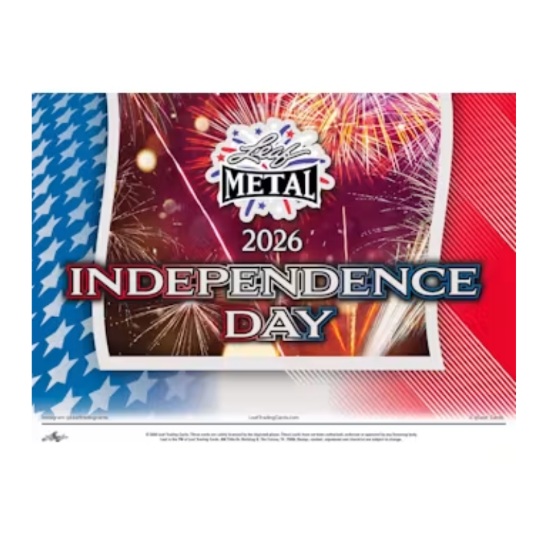 2026 Leaf Metal Independence Day Founding Fathers Hobby Box.